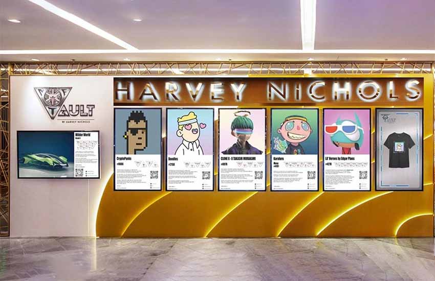 Harvey Nichols is coming out with a  Blue Chip NFT Store