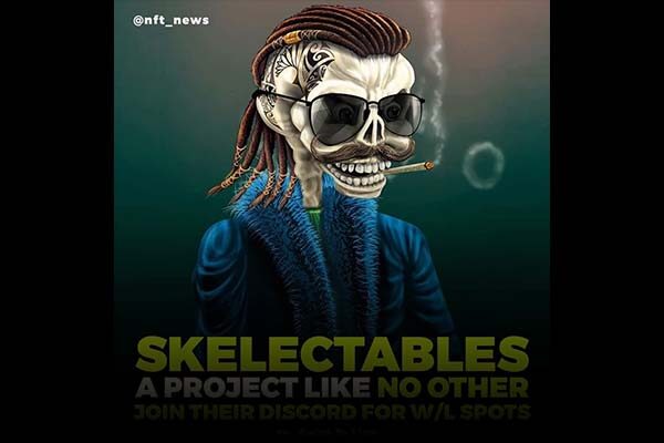 💀A unique NFT project of 8,888 badass Skelectables
