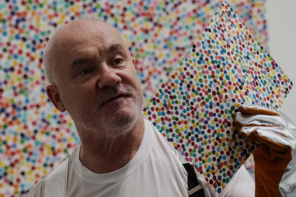 Damien Hirst Burns Thousands Of His Paintings