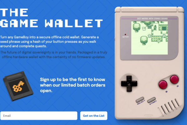 Reviving the ’90s: Nintendo Game Boy as the Next Big Crypto Wallet