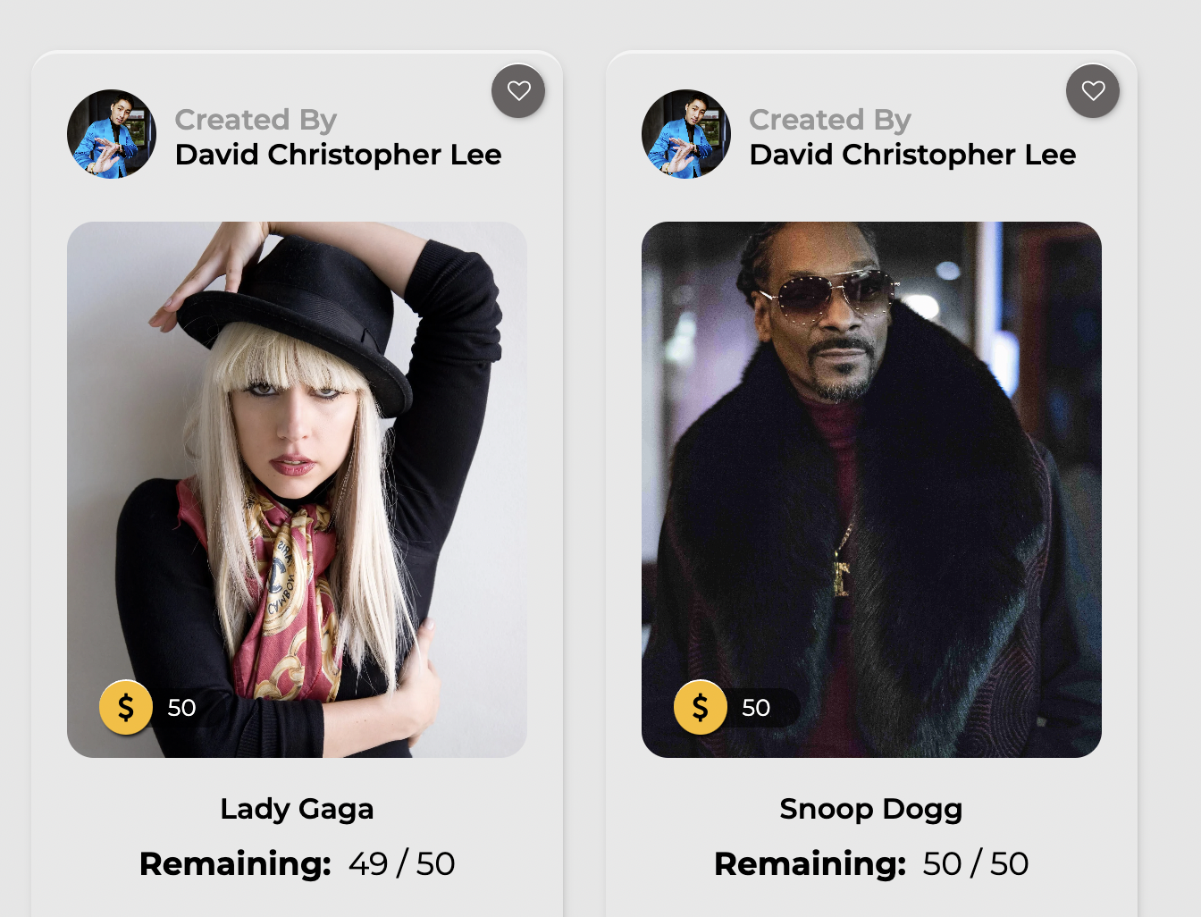 Digital Art Goes A-List: Illuminate.art Showcases NFTs of Lady Gaga and Snoop Dogg’s Portraits by David Christopher Lee