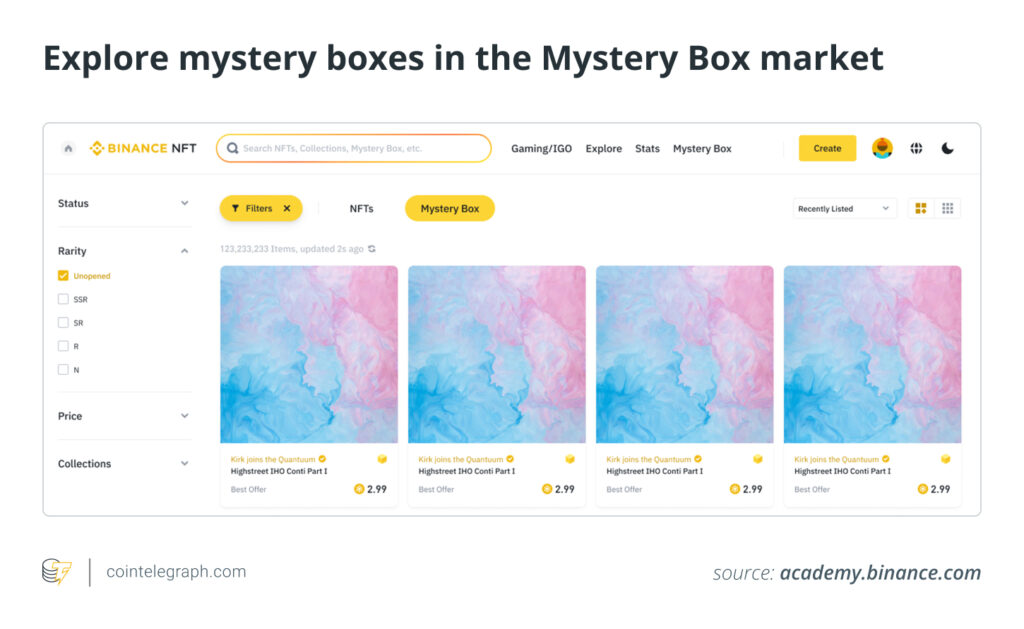 Binance Mystery Boxes