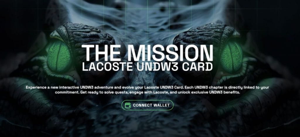 Lacoste UNDW3 Card